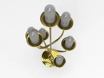 Estro Candlestick 3D model