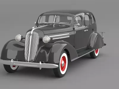 1936 Chevrolet Standard Sedan 3D model