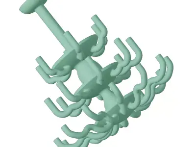 Plastic Premium Chandelier Toy 3D model