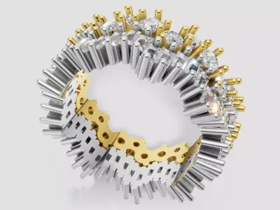 Ring Thorn 3D print model C91 3D print model