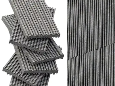 Panel rail thin n1 3D model