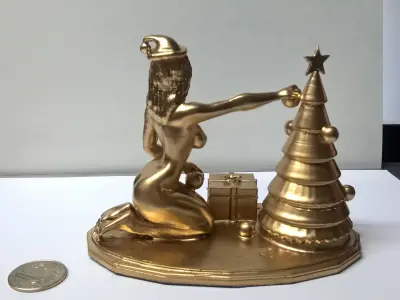 X-Mass Tree Woman 3D print model