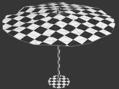 Umbrella Free low-poly 3D model purchase