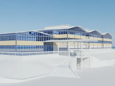 Youtube Headquarters California 3D model