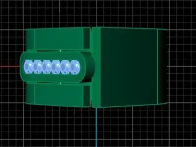 Diamond Golden Band Ring 3D print model