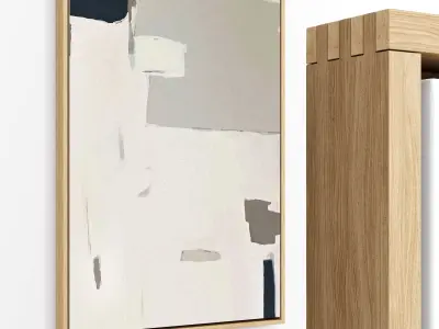 Abstract Painting Two Frame 101 Low-poly 3D model