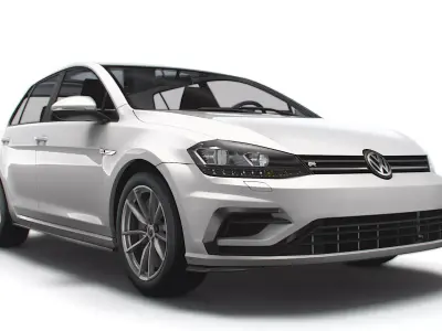 Volkswagen Golf R 5door Typ 5G 2017 3D model