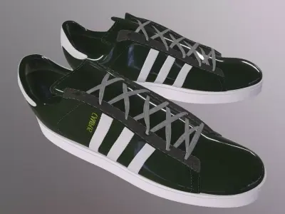 ADIDAS CAMPUS SHOES PBR Low-poly 3D model