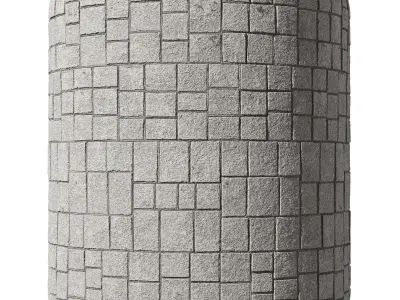 Seamless Tile Material 34 3D model