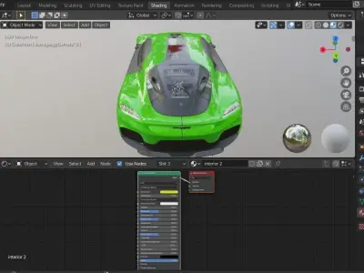 Koenigsegg Gemera Low-poly 3D model