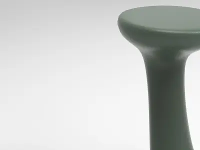 Juyer Bar Stool Low-poly 3D model