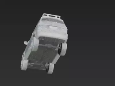 3D BRV Car Tour Model 3D print model