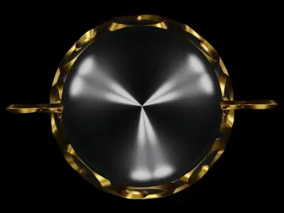 genie lamp magic 3D model 3D model