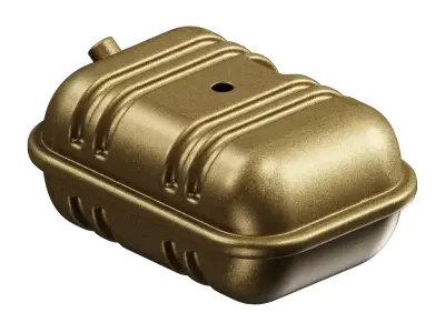 Brass Truck Fuel Tank 3D model