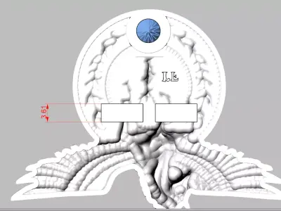 horse for pendant 3D model