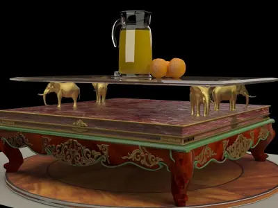 Chinese coffee table  3D model buy