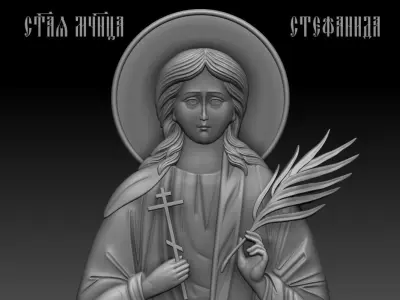 Saint Stephanida of Damascus 3D model