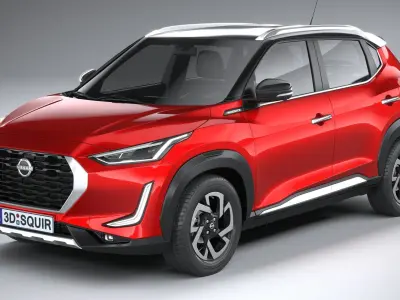 Nissan Magnite 2022 3D model