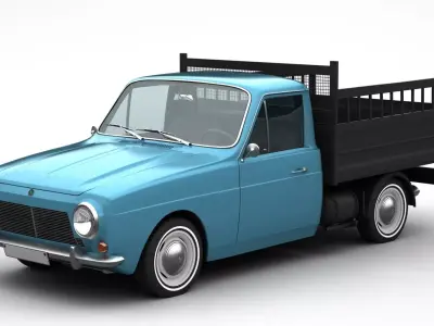 Anadol A1 Pickup 1966 3D model