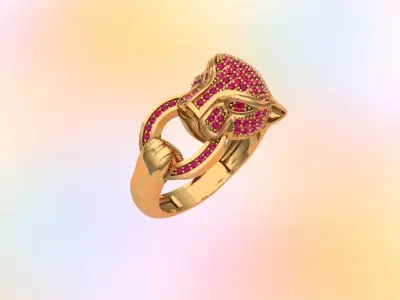 tiger ring 3D print model get