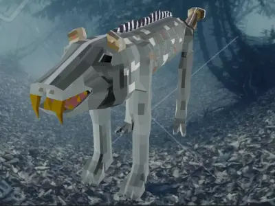 Purlovia minecraft horde of beasts 3D model