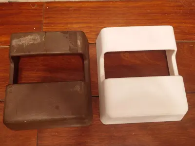 Mitsubishi Pajero Mk1 Rear Storage Compartment 3D print model