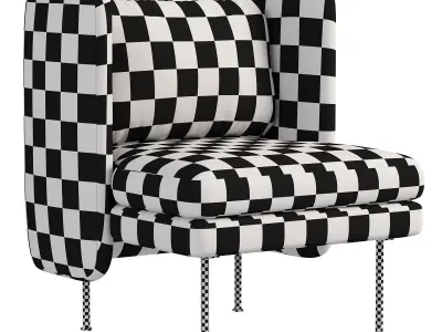 Bloke Lounge Chair 3D model
