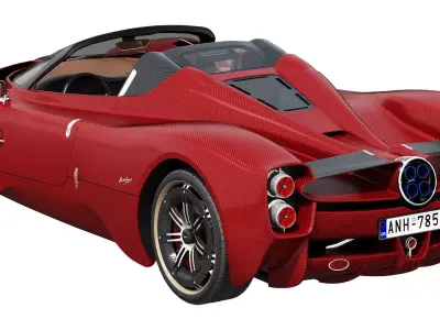 Pagani Utopia Roadster 2025 3D model