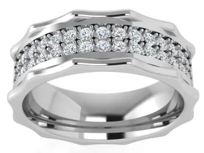 Diamond Unqiue Band 4419 3D print model