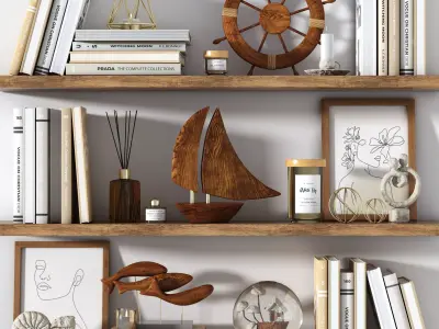 Decorative set 08 3D model