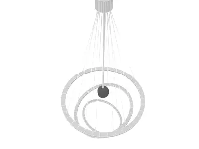 modern ceiling lighting Low-poly 3D model