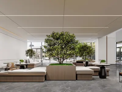 hotel lobby 3D model