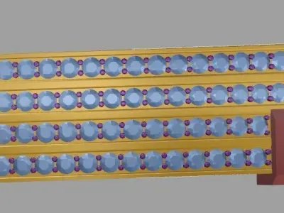 Luxury Diamonds Bracelet 3D print model