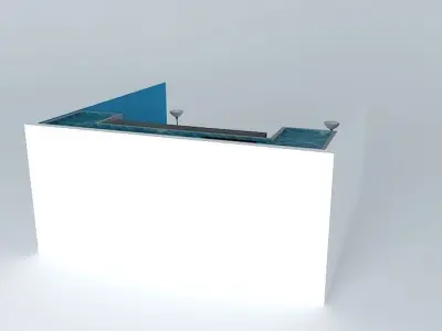 Luxury Living Room Free 3D model