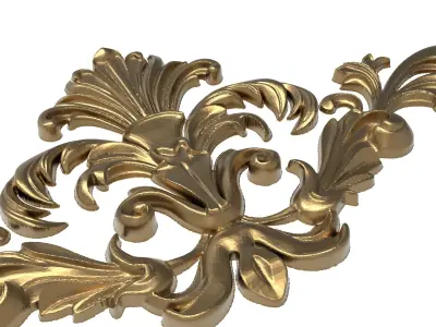  decorative pattern ready for 3D printing 3D model 45