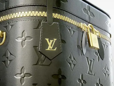 Woman Handbag Louis Vuitton Low-poly 3D model