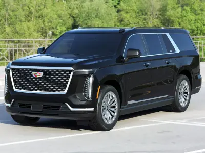 Cadillac Escalade ESV luxury 2025 3D model