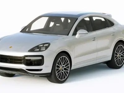 Porsche Cayenne Turbo coupe 2020 3D model