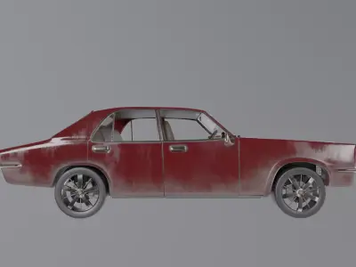 MODIFIED HM CONTESSA Low-poly 3D model