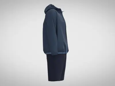 Casual Sport Outfit 3D model