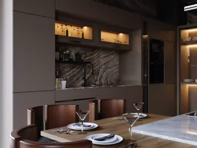 Interior - Kitchen - 050824 3D model
