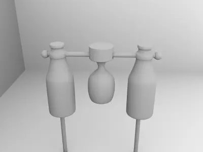 Woodball Gate 3D model