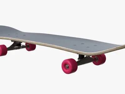 Skateboard 02 3D model
