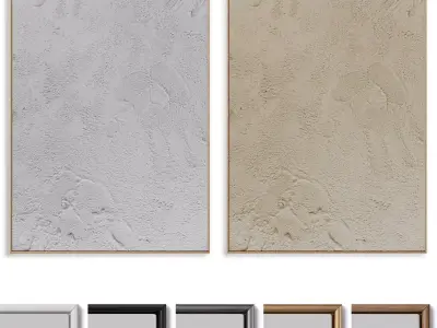 Abstract Painting Frame set 3D model 94