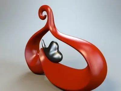 Black Hear m1 P 3D print model