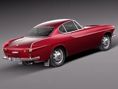  Volvo P 1800 1961 1973 3D model