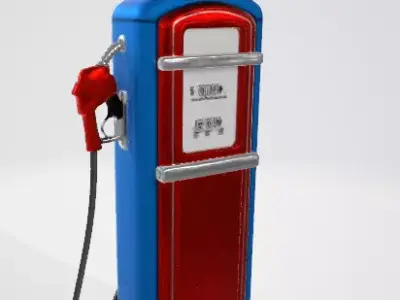 Gas Pump Model 3D model