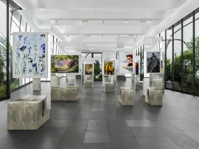  Art Gallery Contemporary 3D Low-poly 3D model