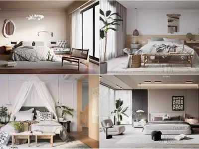 Bedroom Collection 04 For Unreal Engine 3D model