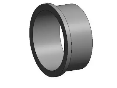 U-PVC Stub serrated - Auto size-  Size - 25mm-250mm 3D print model